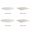 White Carrara Marble Table Top in 4 sizes: 60cm Dia x20mm, 60x60cm x20mm, 70cm Dia x20mm, 70x70cm x20mm