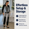 Elizabeth Chair in a modern dining or event space – Effortless Setup & Storage