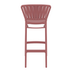 Portofino Bar Stool 75 - Marsala - Back Image