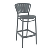 Portofino Bar Stool 75 - Dark Grey - Front Image