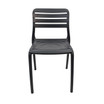 Vox Side Chair_Black_Front View