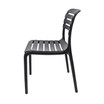 Vox Side Chair_Black_Side View