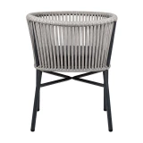 Holt Arm Chair - Natural Weave on a white background