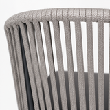 Holt Arm Chair - Natural Weave – close-up of woven backrest