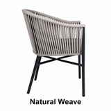 Holt Arm Chair - Natural Weave colour options