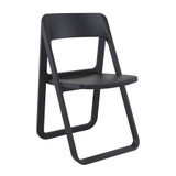 Dream Folding Chair - Black_commercial poly folding chair