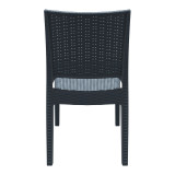 Florida Recycled Side Chair - Dark Grey_back