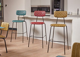 Kara – Bar Stool – Diamond Stitched