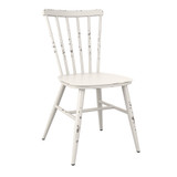 Spin Side Chair - Vintage White - Alu Frame