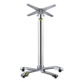 AUTO-ADJUST SX26 SELF LEVELLING BAR HEIGHT TABLE BASE E/P - SILVER - FLIP TOP_2