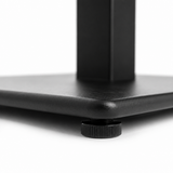 Anzio Table Base - Black Large Square - Bar Height