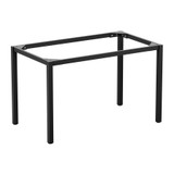 PARIS 4 Leg table Base_Rectangle 4 Seater_Black