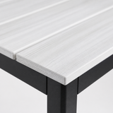 Eko Bar Height Table - Whitewash - Square – macro close-up of eko top material