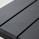 Eko Bar Height Table - Black - Square – macro close-up of eko top material
