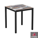 Extrema_Driftwood Commercial Laminate Dining Table_Square_Pubs_Bars_Restaurants