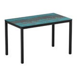Extrema_Vintage Teal_ Commercial Laminate Dining 4 leg Table_Rectangular_Pubs_Bars_Restaurants-Cafes