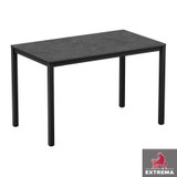 Extrema_Metallic-Anthracite_ Commercial Laminate Dining Table_Rectangular_Pubs_Bars_Restaurants-Cafes_4 Legs