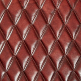 aulenti cocktail bar stool- claret red leather_quilted leather