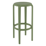 tom_outdoor_commercial_bar_stool_75cm high_Polypro_plastic_olive green