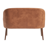 aztec 2 seater sofa_cognac_back view