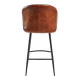 brooklyn bar stool leather_bruciato tan_back view