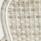 Brittany Bar Stool – close-up of synthetic wicker material