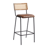 Savanna Commercial Bar Stool - Genuine Leather