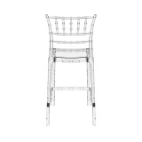 Chiavari Ice  Stacking Bar Stool 65_Clear Transparent_back view