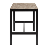 Extrema Marble - Black Mid Height Table_79x79cm