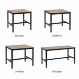 Extrema Marble - Black Mid Height Table in 4 sizes: 60x60cm, 69x69cm, 79x79cm, 119x69cm