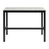 Extrema Mixed Terrazzo - Black Mid Height Table_bar table