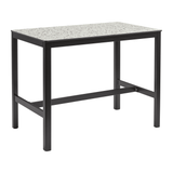 Extrema Mixed Terrazzo - Black Mid Height Table_rectangle