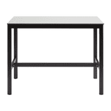 Extrema White - Black Mid Height Table_rectangle_119x69cm