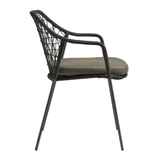 Klein Rope Armchair_Anthracite_side view