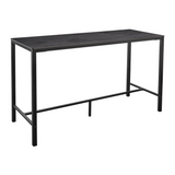 Extrema Metallic Anthracite - Black Poseur Table