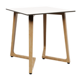 Wings Dining Table - Oak - 70x70cm - 12mm HPL Table Top