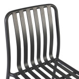 Henley Stacking Side Chair_Grey_Close up