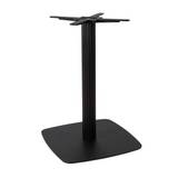 Boston Base - Black Fluted Large Square with Radius Edges - Dining - Side Image