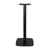 Boston Base - Black Fluted Large Square with Radius Edges - Poseur - Front Image