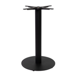 Boston Base - Black Fluted Small Round - Dining - Front Image