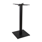 Boston Base - Black Fluted Small Square - Mid Height - Side Image