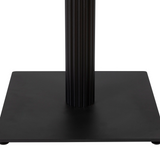 Boston Base - Black Fluted Small Square