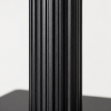 Boston Base - Black Fluted Small Square