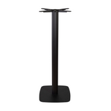 Boston Base - Black Fluted Small Square with Radius Edges - Poseur - Front Image