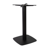 Boston Base - Black Fluted Small Square with Radius Edges - Dining - Side Image