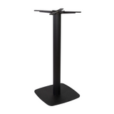 Boston Base - Black Fluted Small Square with Radius Edges - Mid Height - Side Image