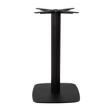 Boston Base - Black Fluted Small Square with Radius Edges - Dining - Front Image