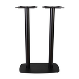 Boston Base - Black Large Rect with Radius Edges - Poseur - Front Image