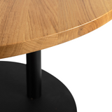 Character Oak Complete Poseur Table - Top Image