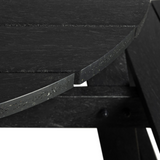 EKO - 8 Seater Round Picnic Table - Black